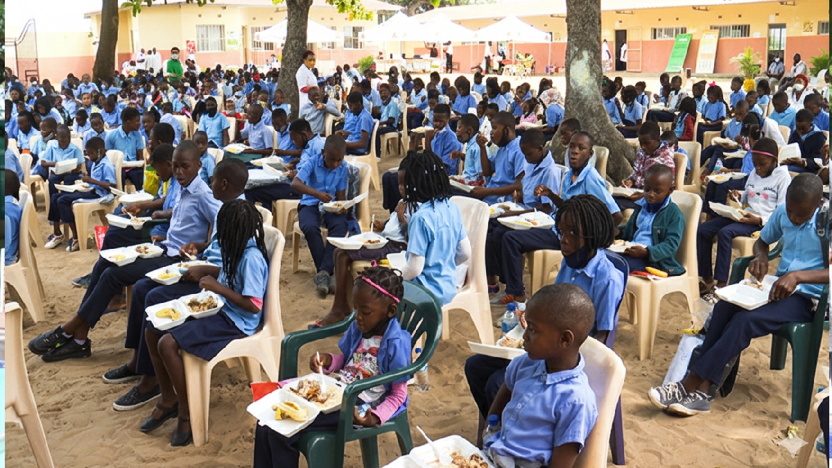 Gueta Chapo reafirmou o compromisso do Governo no combate à desnutrição infantil com o programa de lanche escolar