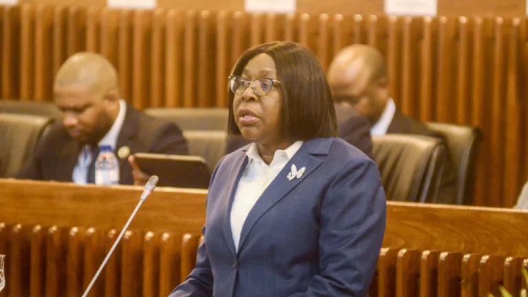 Primeira-Ministra de Moçambique, Benvinda Levi.