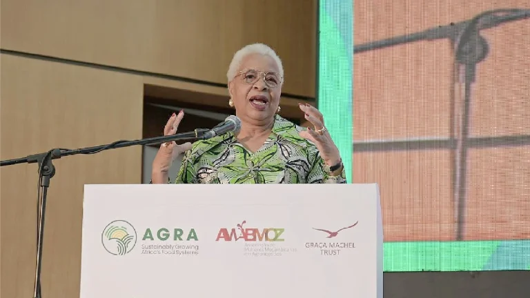 Graça Machel alerta: sem comida não há estabilidade